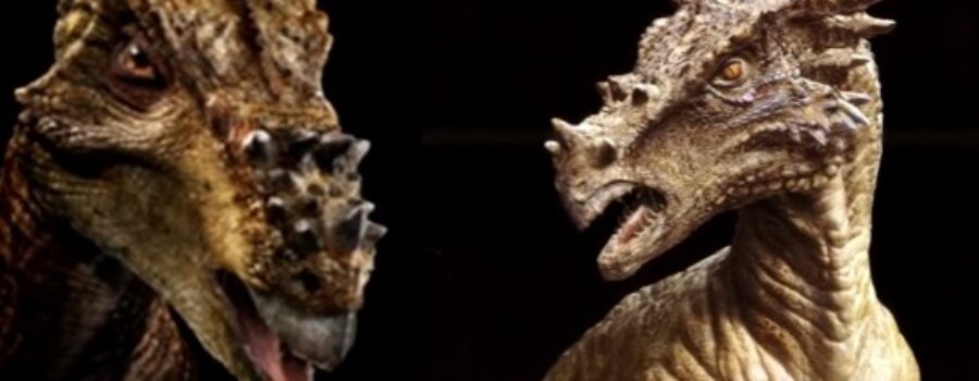 공룡 드라코렉스와 용의 상상도 비교 그림