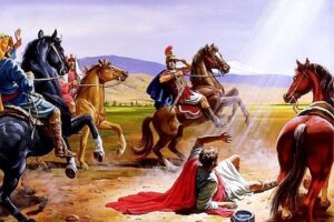 다메섹에서 빛을 보고 쓰러진 사도 바울