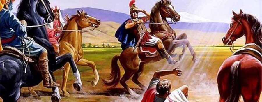 다메섹에서 빛을 보고 쓰러진 사도 바울