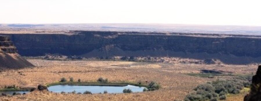 미줄라 호수의 말라버린 폭포