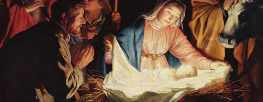 아기 예수님의 탄생 - Gerard van Honthorst