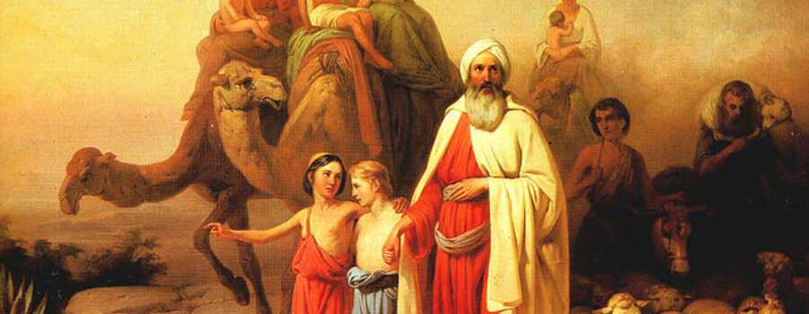 하란에서 떠나는 아브라함과 롯